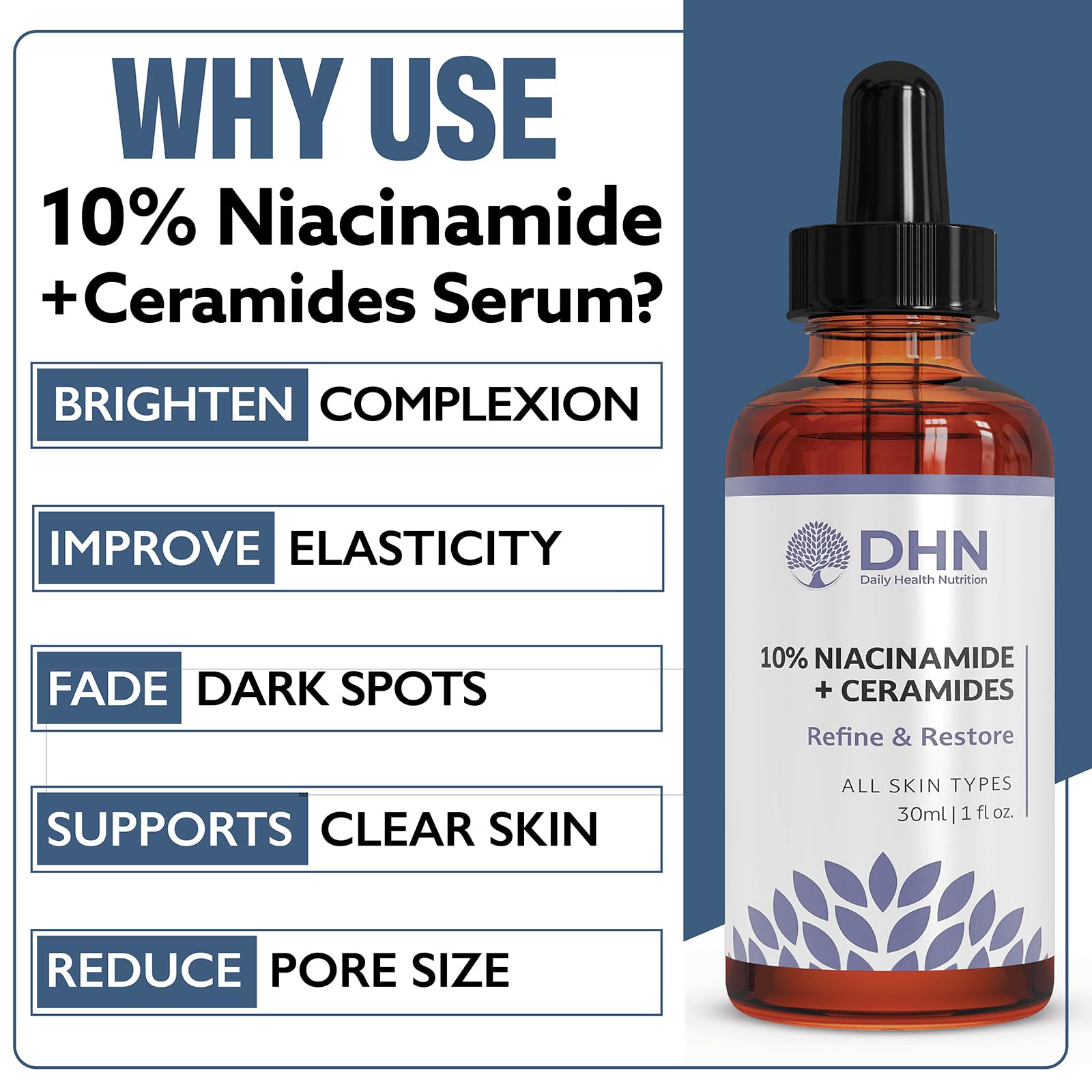 10% Niacinamide + Ceramides Anti-Aging Repair Serum